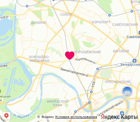 На карте