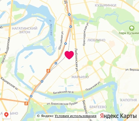 На карте