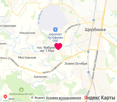 На карте