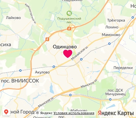 На карте