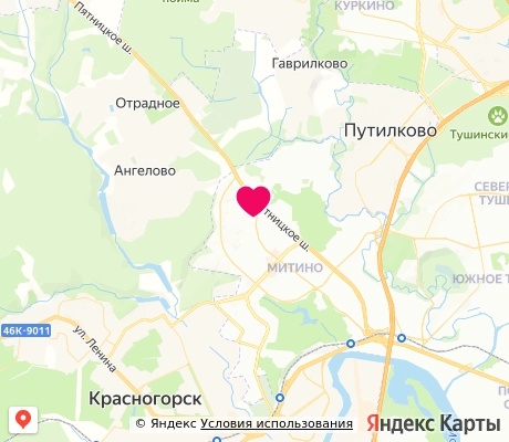 На карте