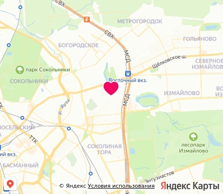 На карте