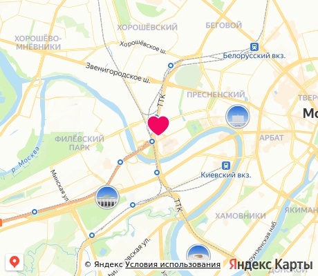 На карте
