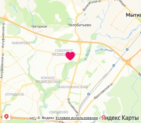 На карте
