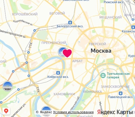 На карте