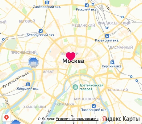 На карте