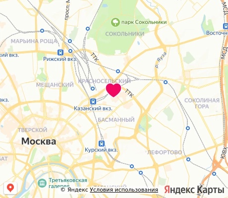 На карте