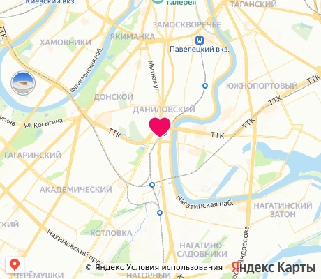 На карте