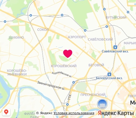 На карте