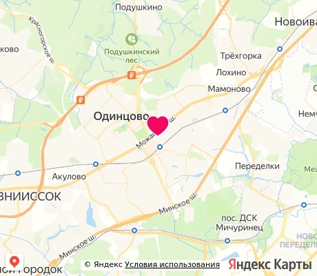 На карте