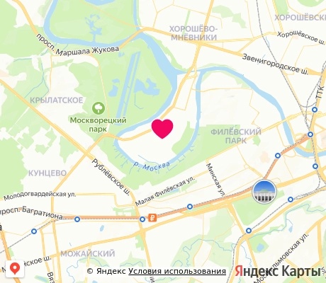 На карте