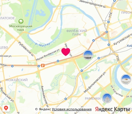 На карте