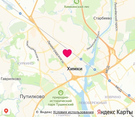 На карте