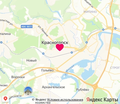 На карте