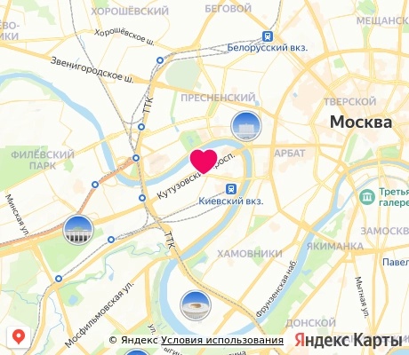 На карте