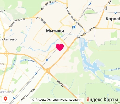 На карте