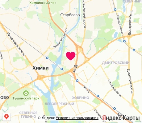 На карте