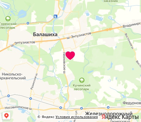 На карте