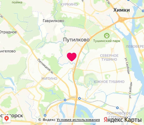 На карте