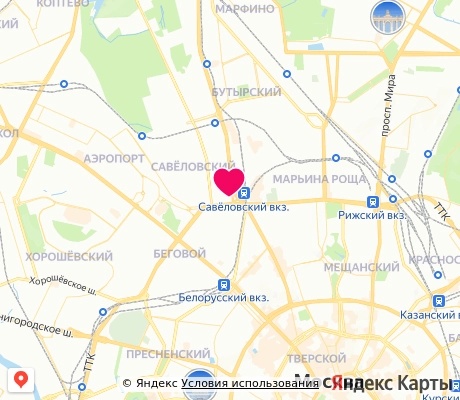 На карте