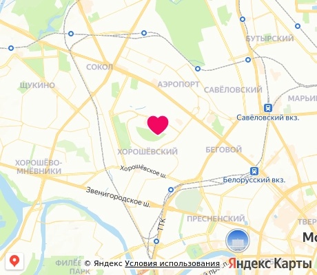 На карте