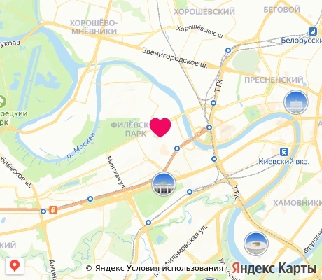 На карте