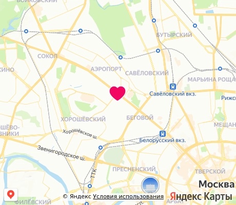 На карте