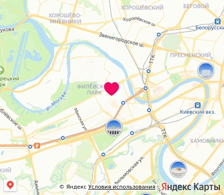 На карте