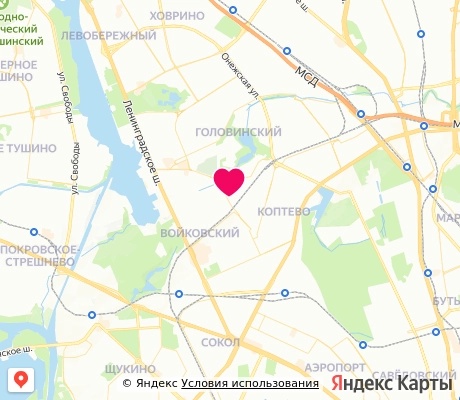 На карте