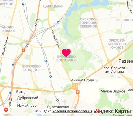 На карте
