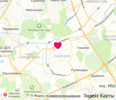 На карте