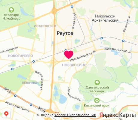 На карте