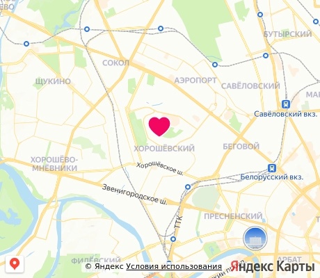 На карте