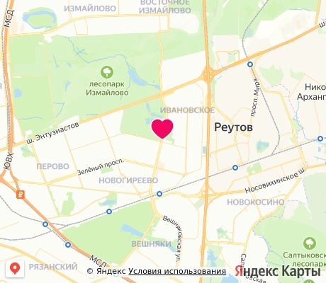 На карте