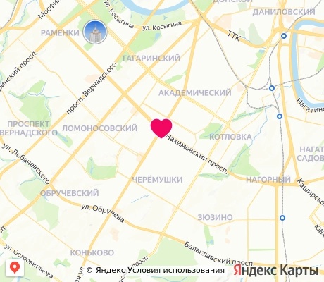 На карте