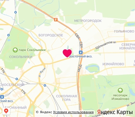 На карте