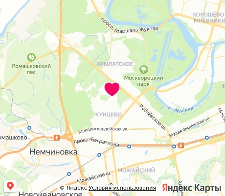 На карте