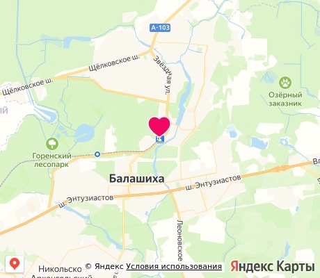 На карте
