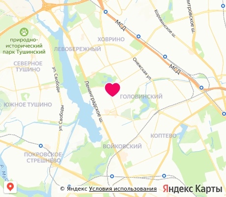 На карте
