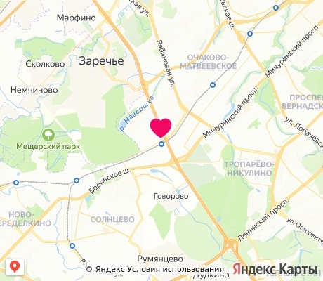 На карте