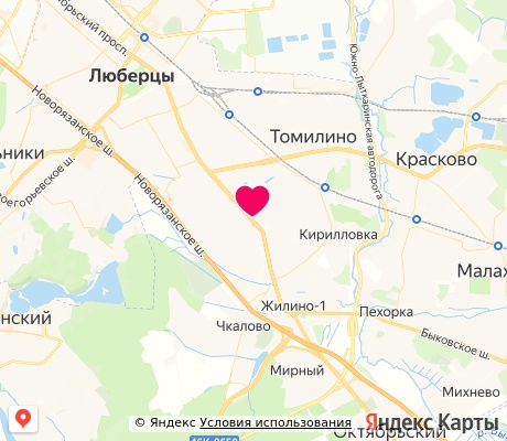 На карте