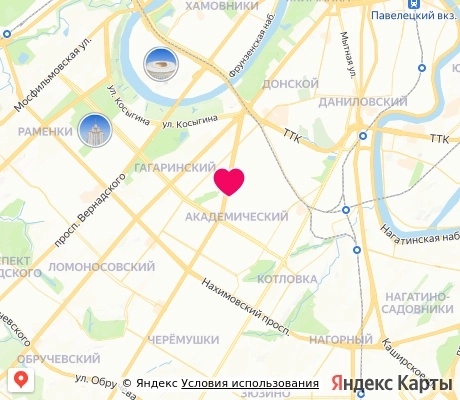 На карте