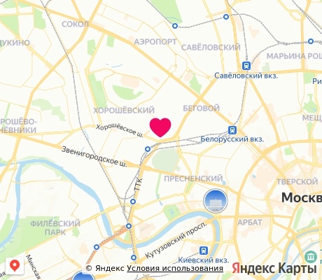 На карте