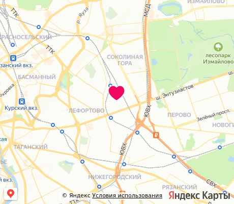 На карте