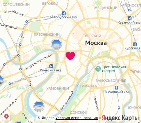 На карте