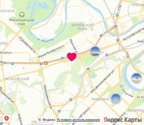 На карте