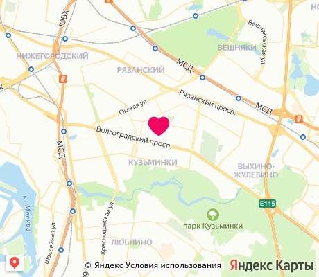 На карте