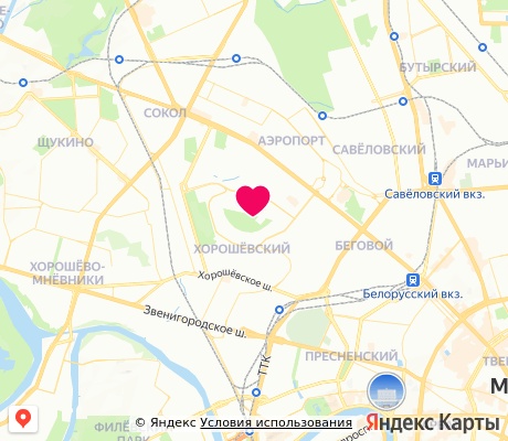 На карте
