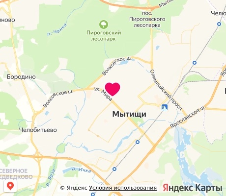 На карте