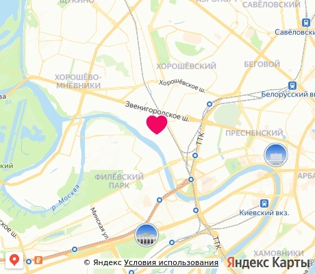 На карте